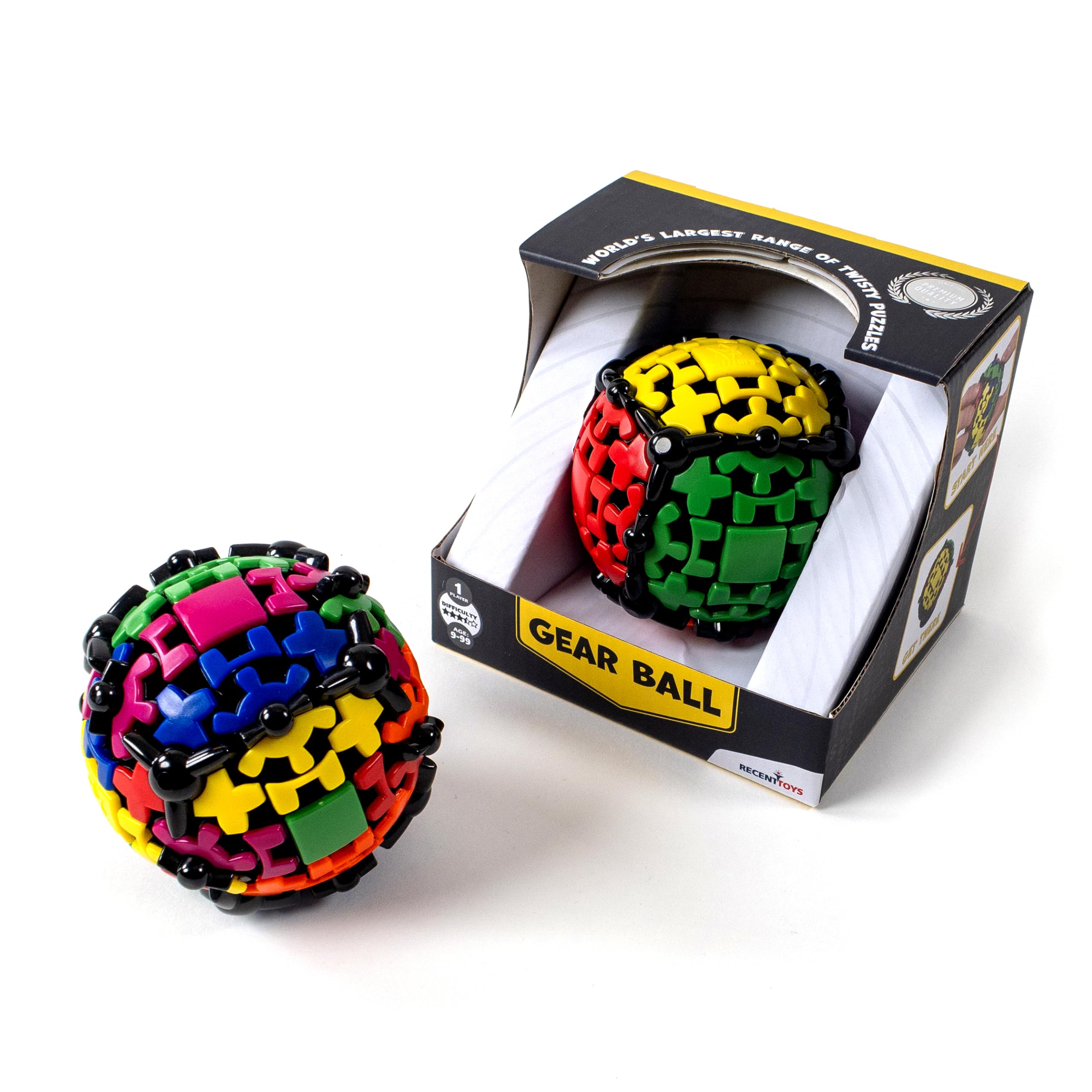 Meffert's Gear Ball - The Original Spinning 3D Brainteaser from